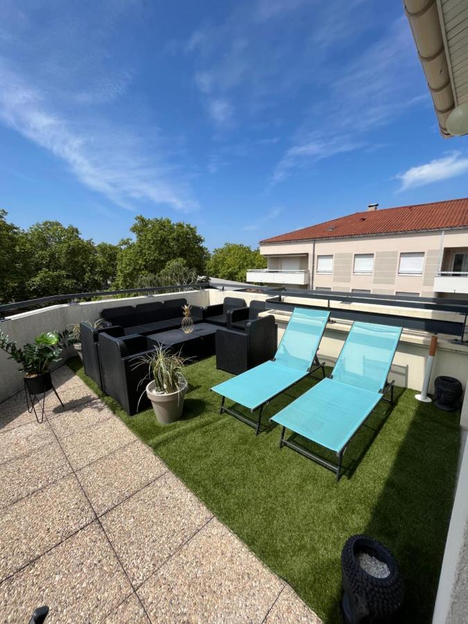 Bngo I Immense Rooftop Lyon I 2 Chambres, 4 Places Parkings, 2 Immenses Terrasses, 8 Personnes Exterior foto